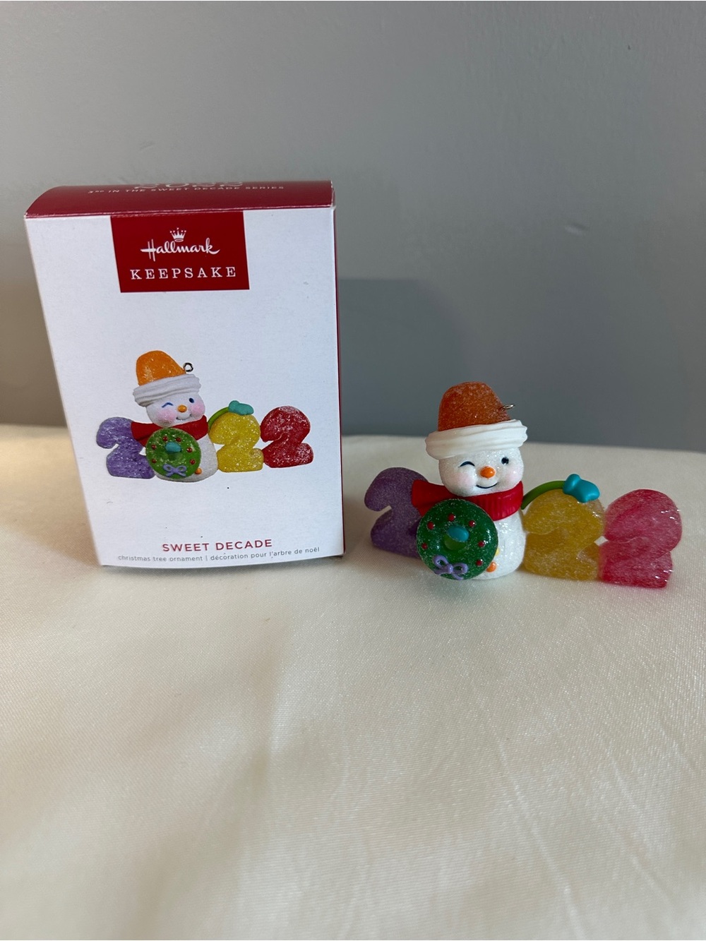 Hallmark “Sweet Decade' Snowman Ornament- Multicolor 2022